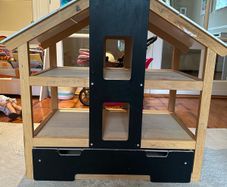 Large wooden with two floors - fully furnished
