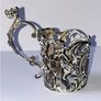 Solid Sterling Silver Spirit Cup Holder/Cert Image 4