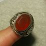 Carnelian and Sterling Silver Ring Image 2
