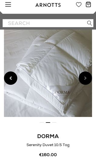 Dorma luxury duvet king size 80 euro new