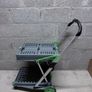 Clad folding trolley with basket Image 2