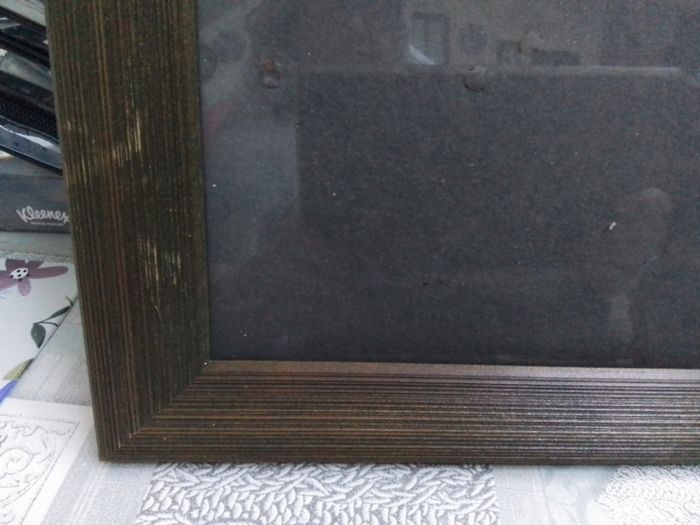 Glazed Wooden Picture Frame