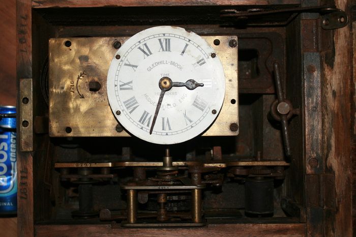 Gledhill  Brook  Time  Recorder  Huddersfield Clock