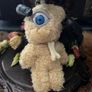 1 Look-y Charms Cyclops Plushie Bear Doll Eyeball Mischief Stuffed Animal Emo Monster Keyring Keychain Bag charm with a Crystal Heart Image 10