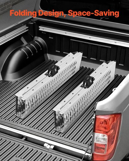 Heavy Duty Steel Ramps Fit for ATV, UTV, Motorcycle, Electric Bicycle, etc