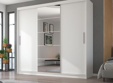 Sliding Doors Wardrobe ERWIN 235cm White