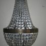 Vintage Large chandelier cut glass Chrome Wall Lights Image 7