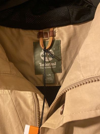 Mens Large New Timberland Waterproof Jacket