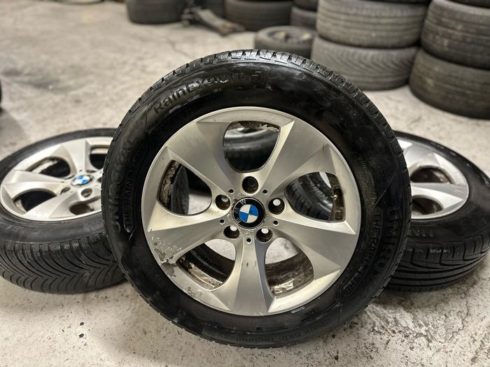 bmw alloys 16 inch 2 new uniroyal tyres