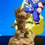 3D Printed Goku Flying Nimbus Figurine/ Model Image 4
