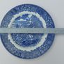 Lovely Vintage Blue and White 10 Inch Dinner Plate By Federated Potteries, Staffordshire, in the Cottagecore Style "Royal Tudor" Pattern Image 3