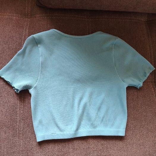 Light blue cropped Top, size S