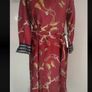 dress Bnwt Zara burgundy scarf print shirt dress with side slits small Image 10