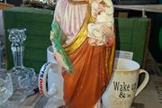 Beautiful Old Statue of Saint Joseph holding Baby Jesus, Postage Available or Collection