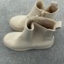 UK 13 cream boots Image 7