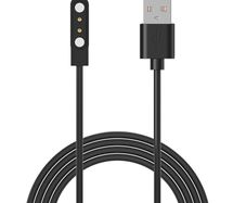 Smart Watch Charger 2 Pin Magnetic 4mm Charging USB Cables Compatible with Reflex Active, Radley, Nerunsa, AcclaFit Smartwatch Fitness Tracker Charging Cable(3.3FT/100cm)