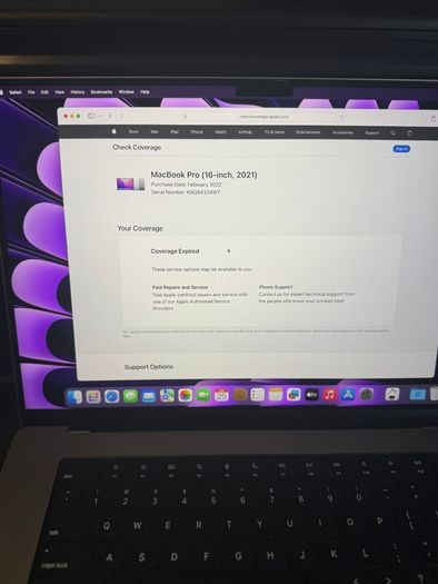 MacBook Pro 16 M1 Pro 2022 32gb/1tbssd/345c