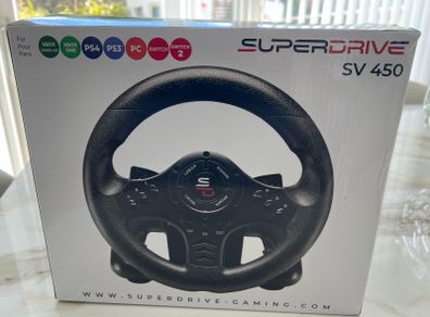 Superdrive SV450 Racing Wheel and Pedals