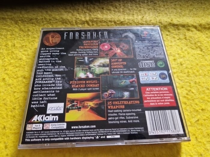 Forsake PlayStation1 Ps2 games Original
