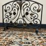 Beautiful Vintage Cast Iron Fireplace Screen. Image 4