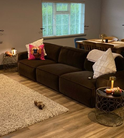 Modular couch (dark brown) - EZ living