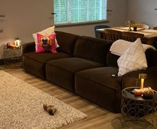 Modular couch (dark brown) - EZ living