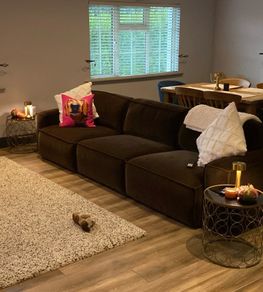 Modular couch (dark brown) - EZ living