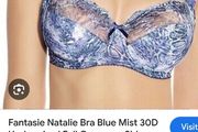 Fantasie Natalie - Underwired Side Support Bra 30F - Blue Mist - BNWT RRP 42