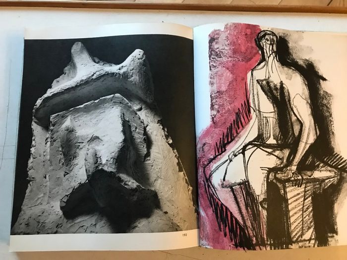 Vintage 'The Art of Henry Moore' Hardcover 1960