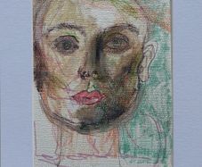 Original art Irish Art Original portrait of Sinead Oconnor