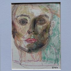 Original art Irish Art Original portrait of Sinead Oconnor
