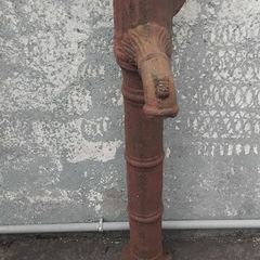 antique water pump