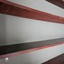 Large wooden wall mounted bookshelf Image 3