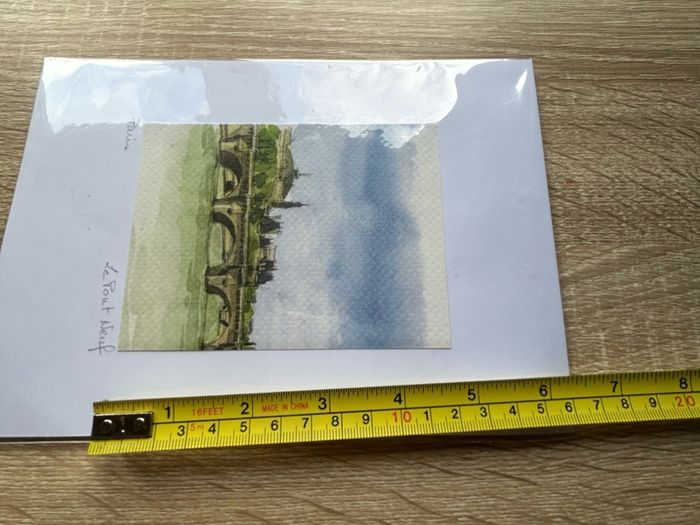 Watercolour Print of the Pont Neuf Bridge