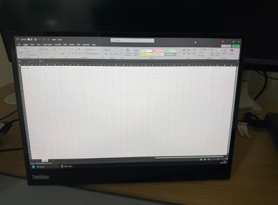 Lenovo ThinkVision M14t 14 inch Portable Touch Monitor