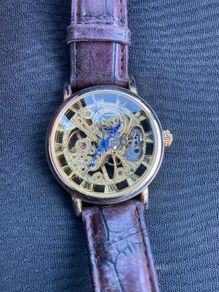 GOER skeleton dial automatic men's watch