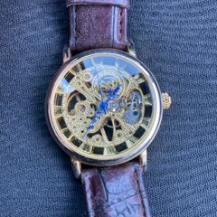 GOER skeleton dial automatic men's watch