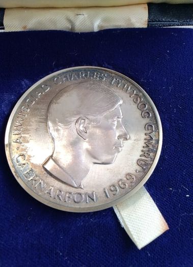 Prince Charles  Silver Medal