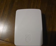 RaspberryPi4 Model B, 8GB RAM in official case.
