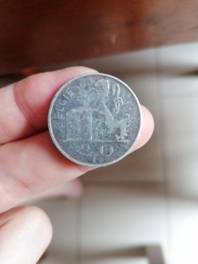 1949 Belgium Silver 20 Francs Coin