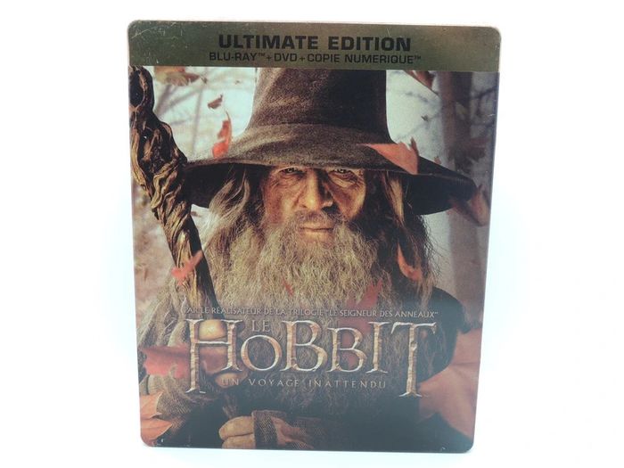 Hobbit Unexpected Journey Steelbook 3 disc Blu-ray