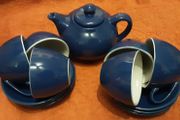 Nice blue tea set