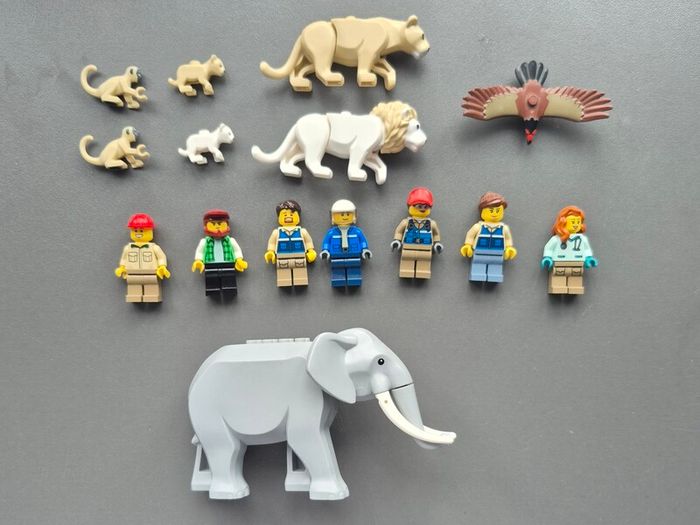 LEGO City 60307 Wildlife Rescue Camp - 100% COMPLETE with All Figures & Accessories!