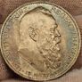 Germany  German States Bavaria Silver 1911 2 Mark Prince Regent Luitpold Beautiful Uncirculated Toned! Image 2