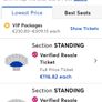 Westlife 25th Anniversary tour x2 Standing tickets Image 2