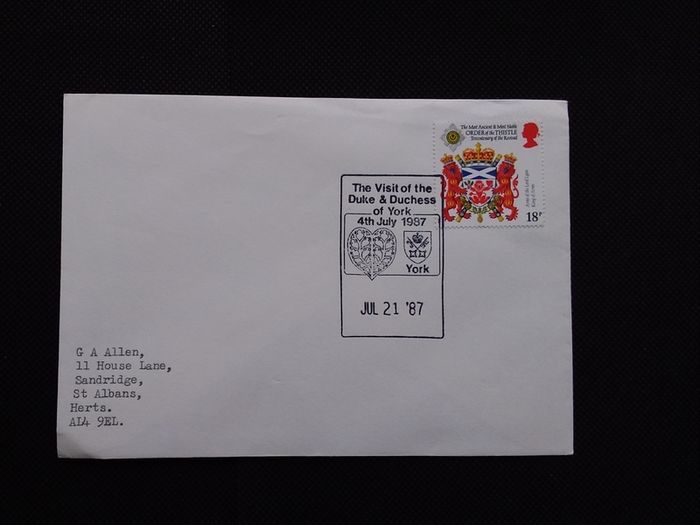 Great Britain : The Duke and Duchess of York : Commemorative Cover 1987