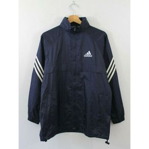 Vintage Adidas Navy Blue Windbreaker
