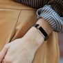 Fitbit Alta HR Fitbit alta tracker smartwatch Metal Mesh Strap Black Free viewing Image 2
