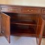 Large heavy wood sideboard Image 2