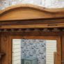 Mexican Rustic Pine Cantina Bar Cabinet with Tambour Image 4